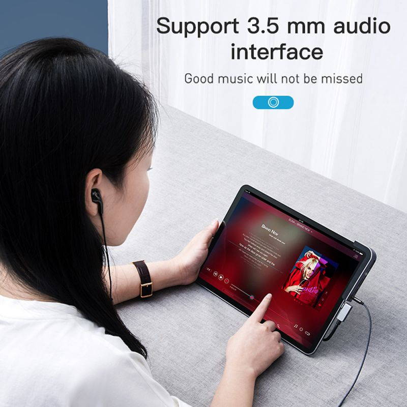 Baseus Multifunctional Type-C HUB Converter USB C HUB to USB 3.0 for iPad Pro Type C HUB for MacBook Pro Docking Station Multi 6 USB Ports