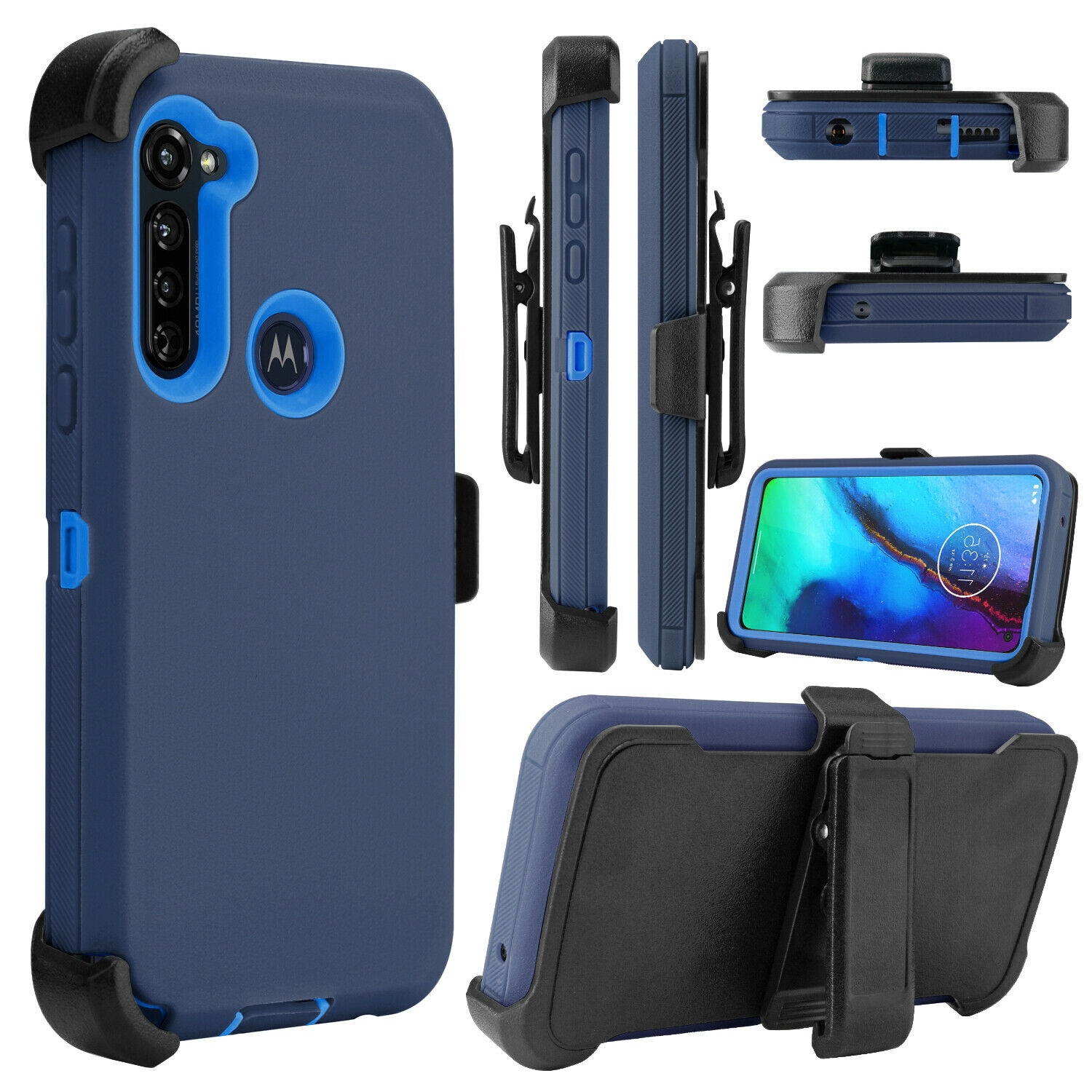 For  Moto G Power 2020/G Stylus/G8 Power/G8 Play Holster Belt Clip Case