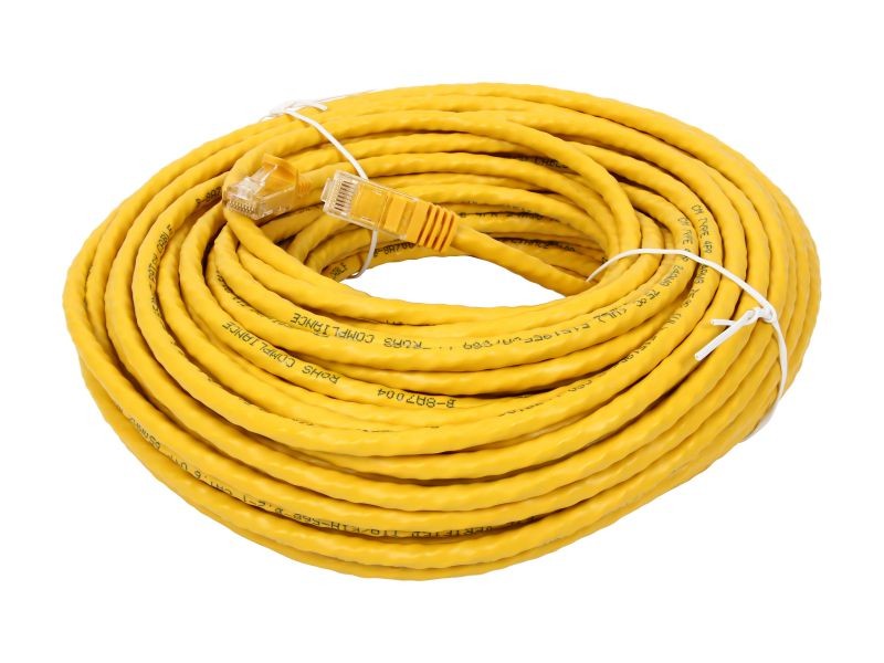 StarTech.com N6PATCH100Y 100 ft. Snagless UTP Patch Cable - ETL Verified