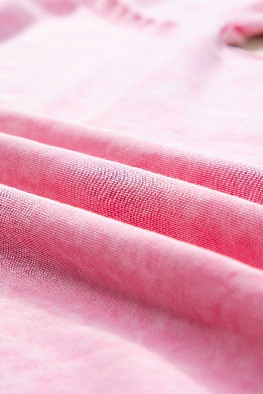 White Tie-dye Print Oversized Boyfriend T Shirt