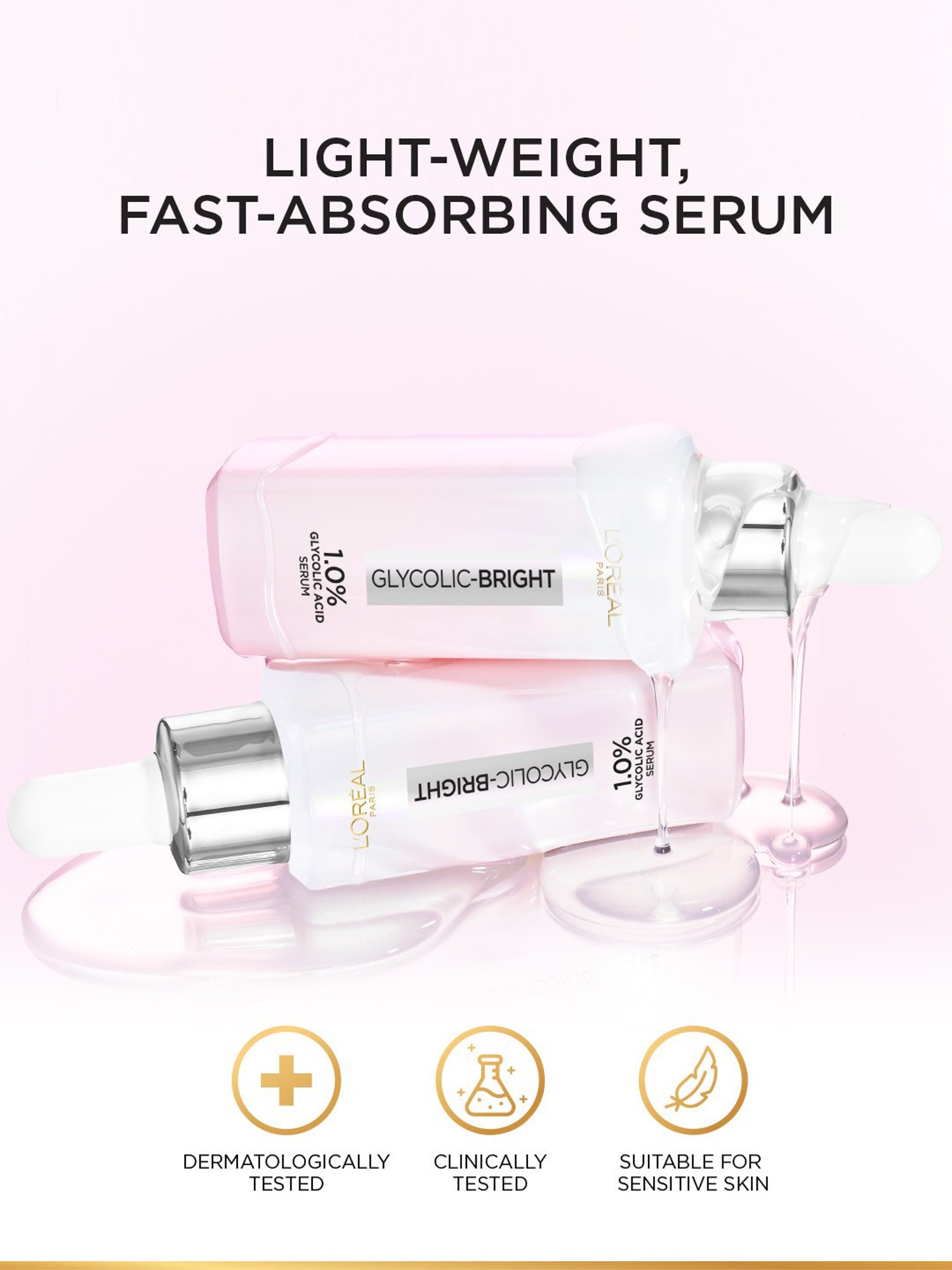 L'Oreal Paris Glycolic Bright Skin Brightening Serum - 30 ml