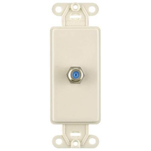 F Connector Decora Jack Light Almond