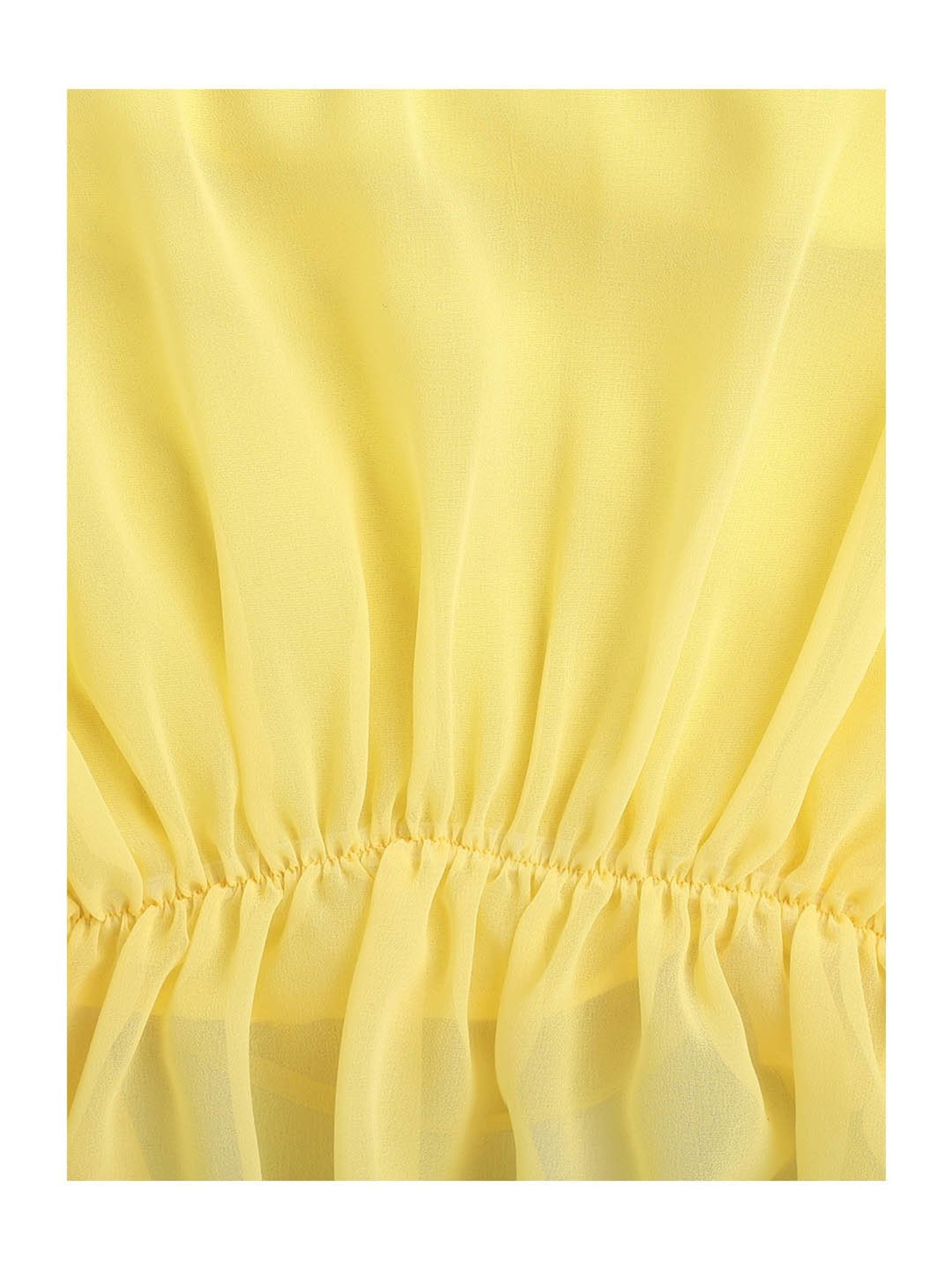 Many Frocks Kids Yellow & Navy Printed Full Sleeves Top with Dhoti