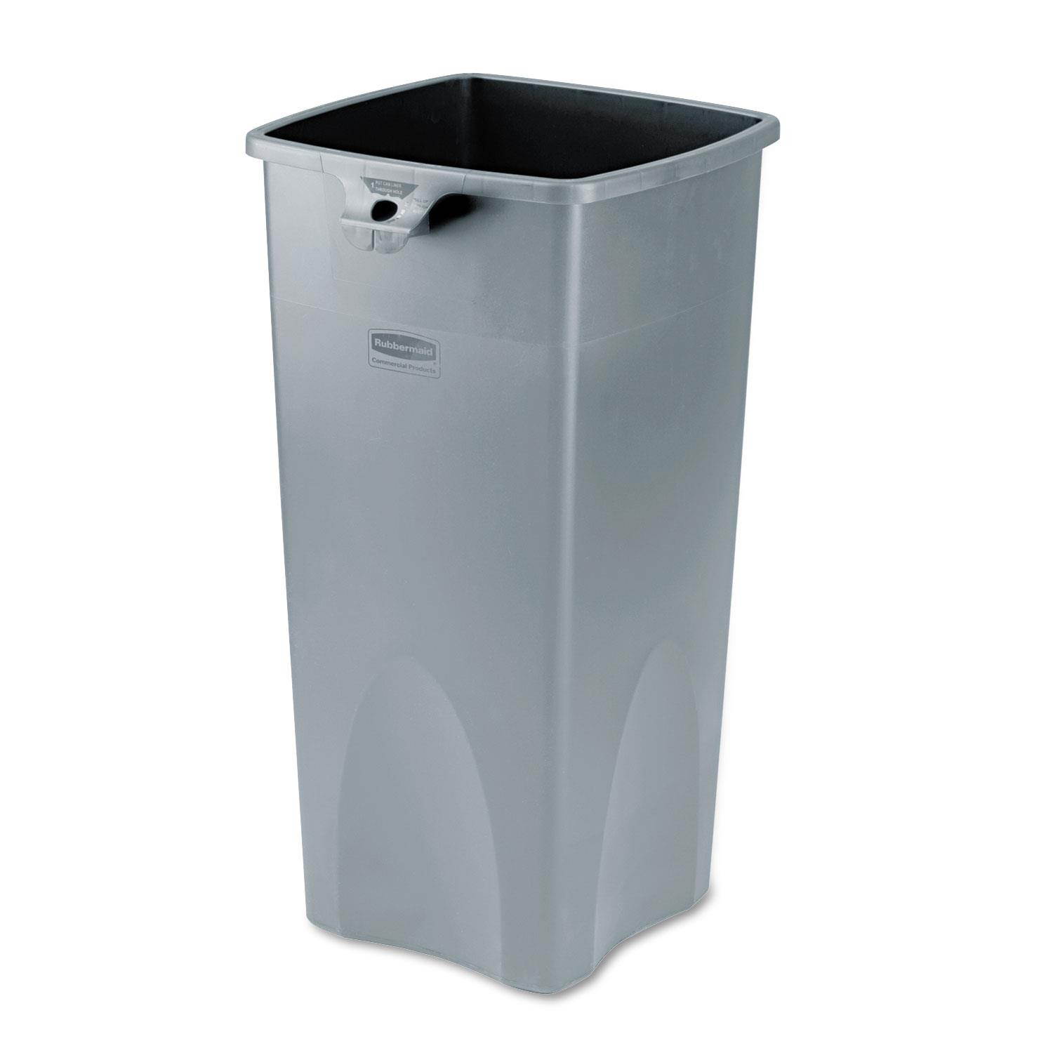 Rubbermaid 1961623 Configure Indoor Recycling Waste Receptacle, 23 Gal, Gray, Paper
