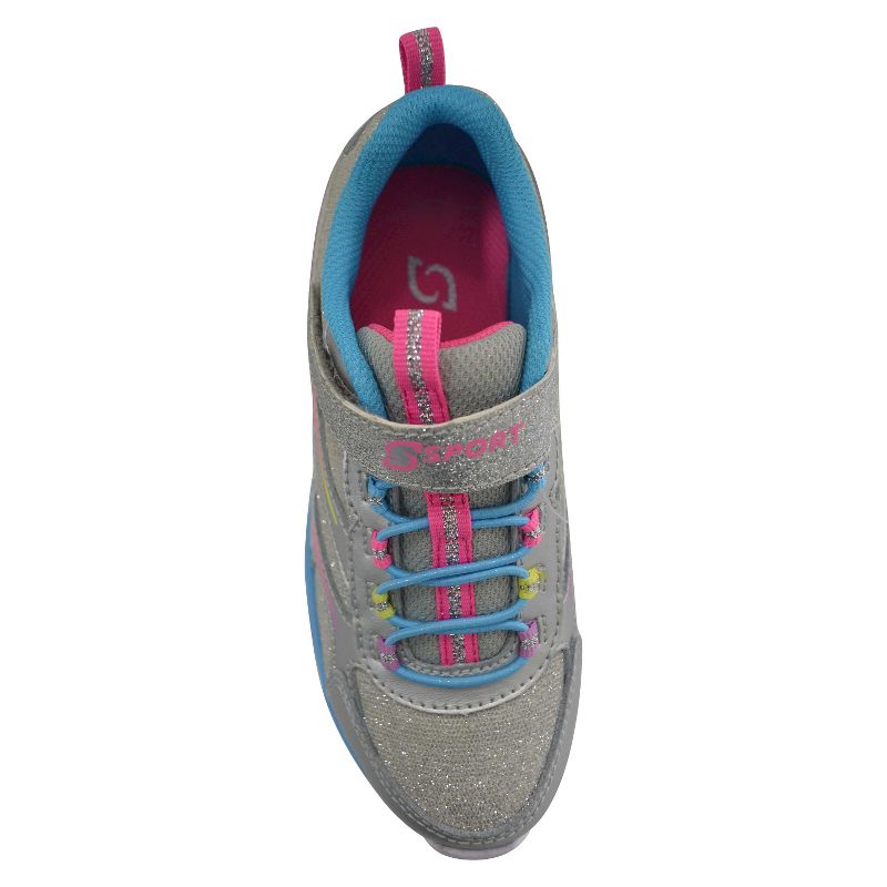 Girls' S Sport By Skechers Limelight 2.0 Performance Athletic Shoes - Silver 13