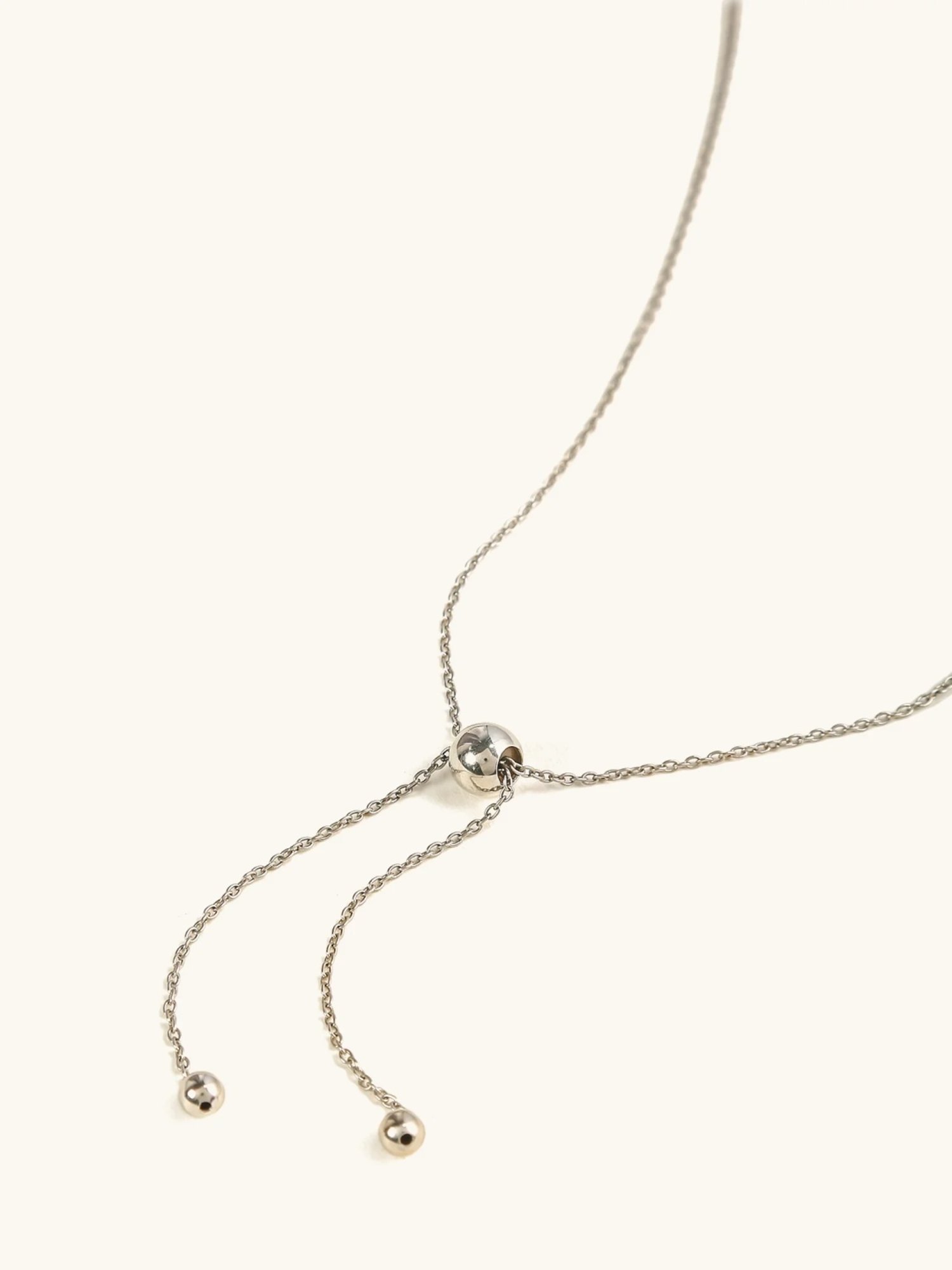 Mabel 92.5 Sterling Silver Rhodium-Plated Rolled in Solitaire Pendant