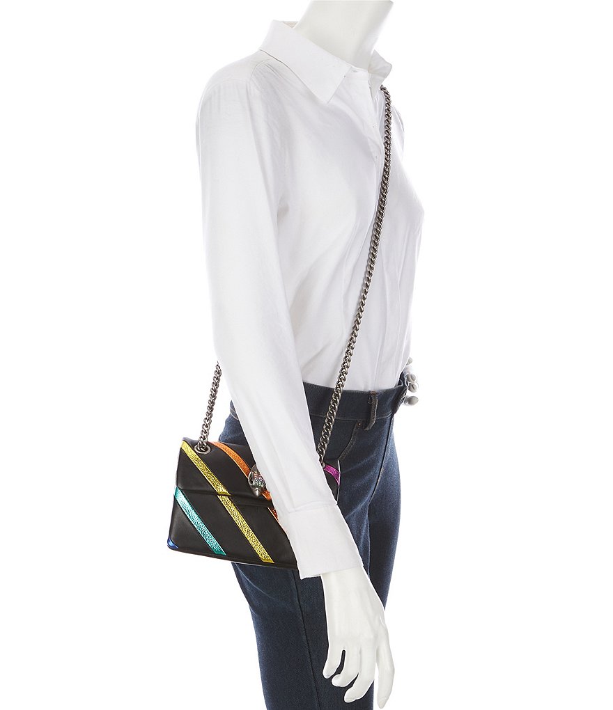 Kurt Geiger London Mini Rainbow Pipe Chain Strap Crossbody Bag