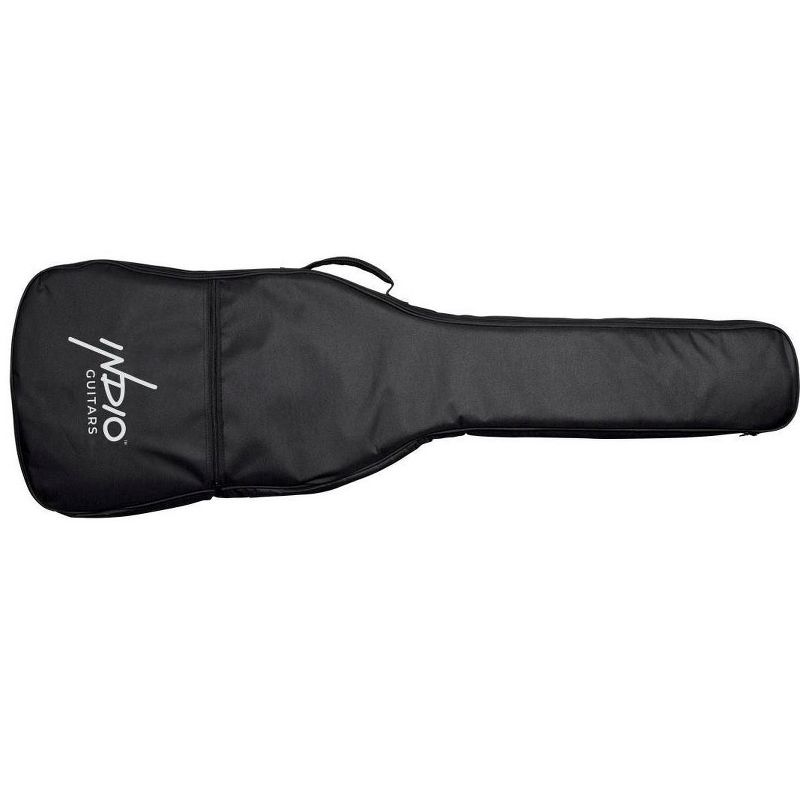 Monoprice Indio Jamm Bass - Wine Red, With Gig Bag