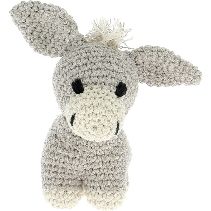 Hoooked Donkey Joe Yarn Kit W/Eco Barbante Yarn-Biscuit