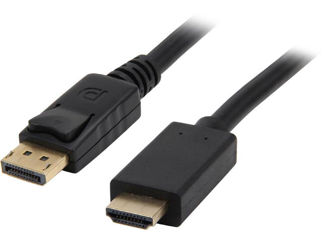 Kaybles DP-HDMI-15FT 15 ft. DP to HDMI Cable, Gold Plated DisplayPort to HDMI Cable 1080p Full HD for PCs to HDTV, Monitor, Projector with HDMI Port