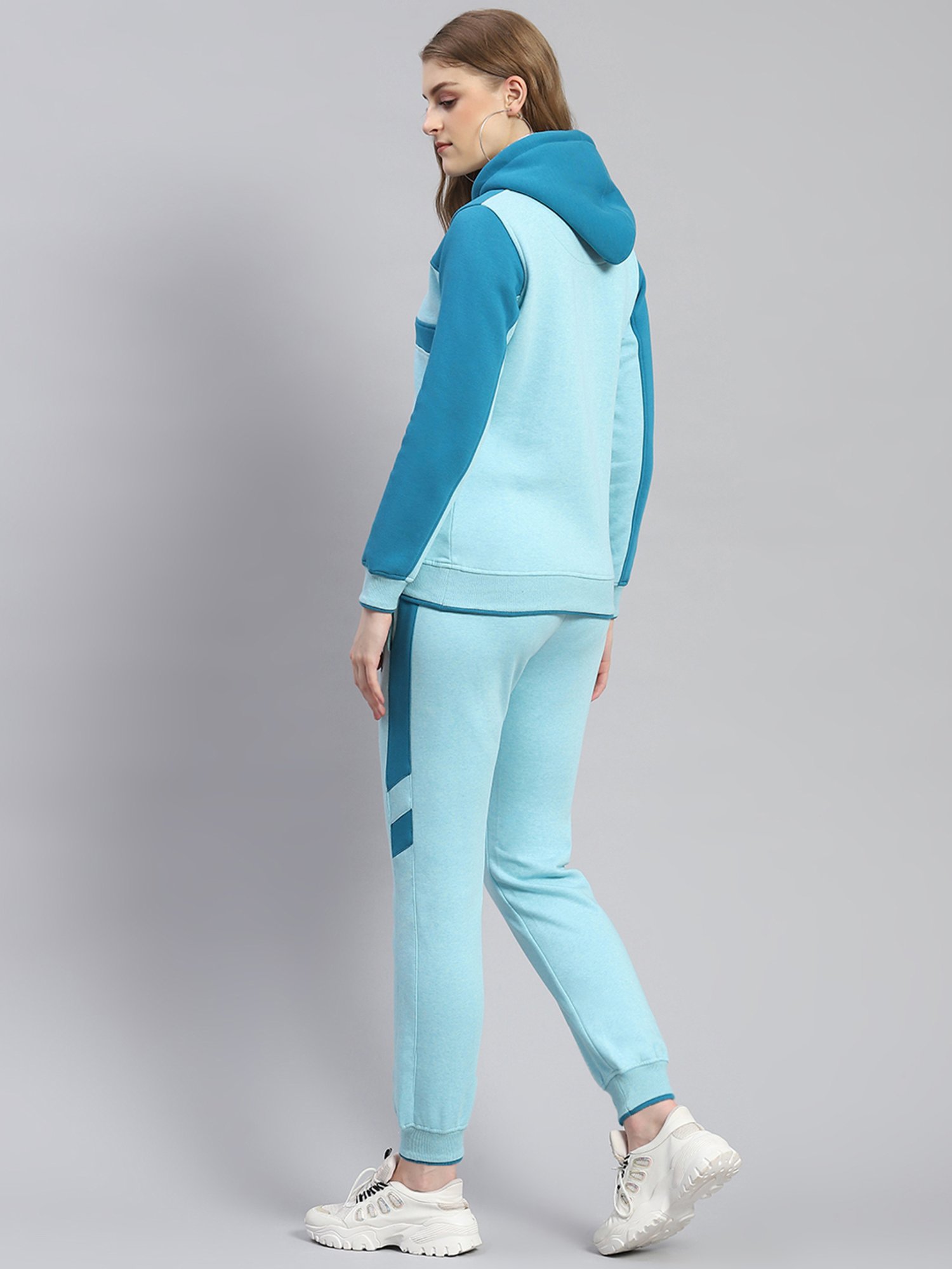 Monte Carlo Aqua Cotton Graphic Print Tracksuit