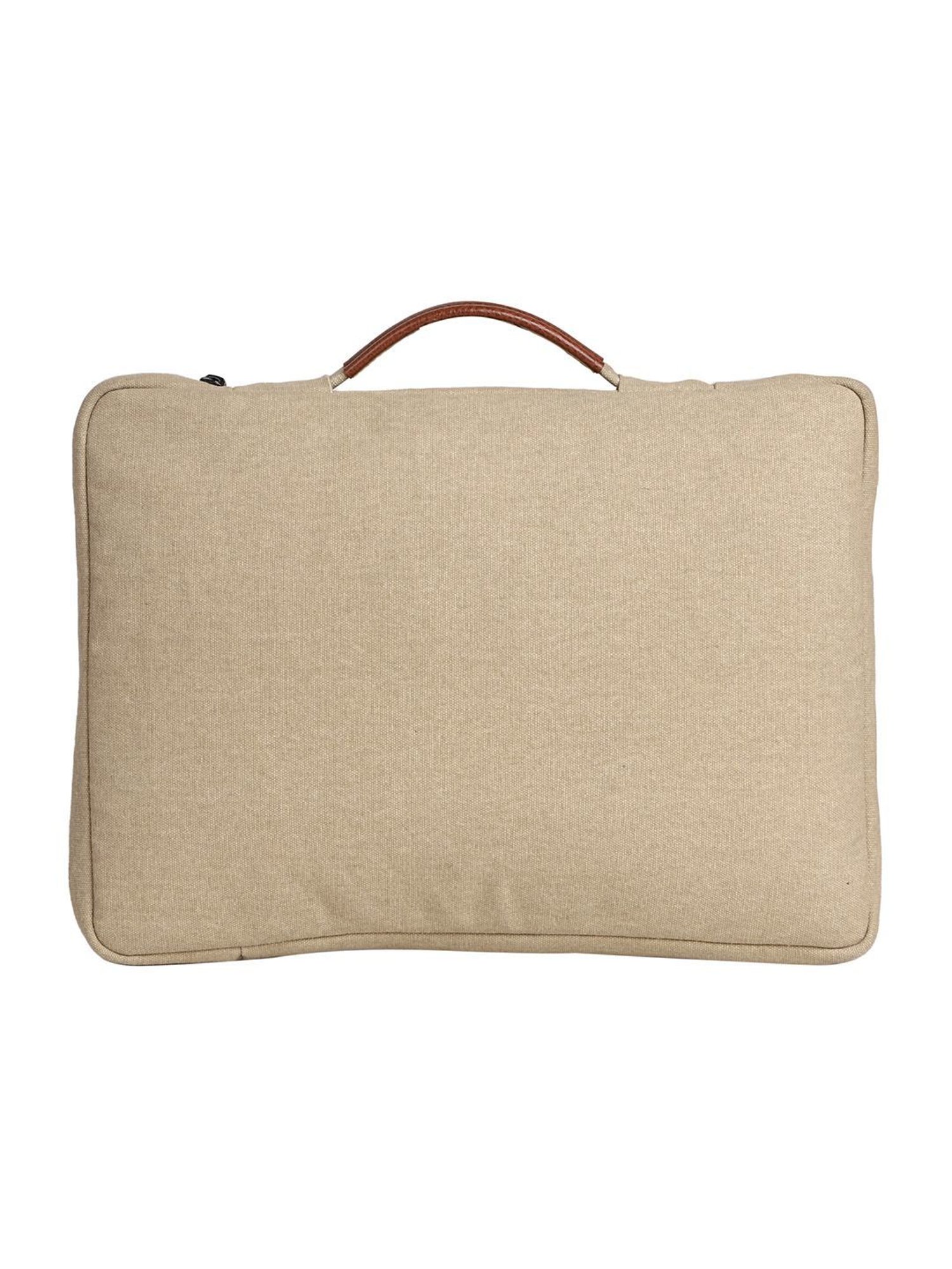 Mona B 4 Ltrs Beige Small Laptop Sleeve