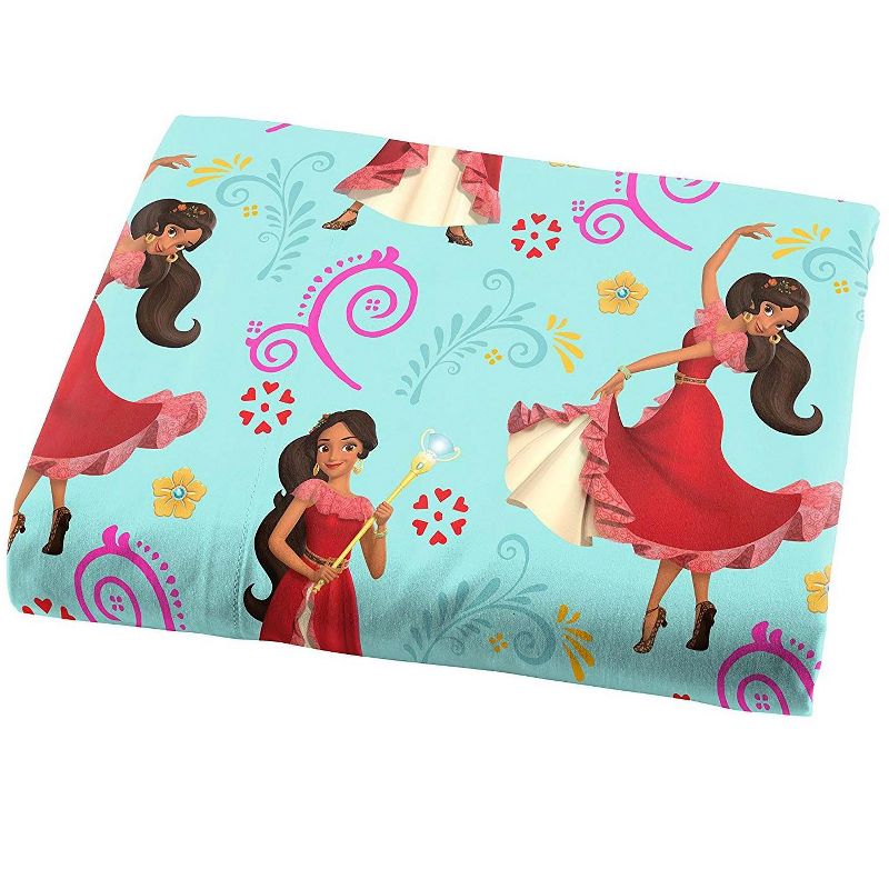 3pc Twin Sheet Set Disney Princess Flower Power Bedding Accessories - Elena of Avalor..