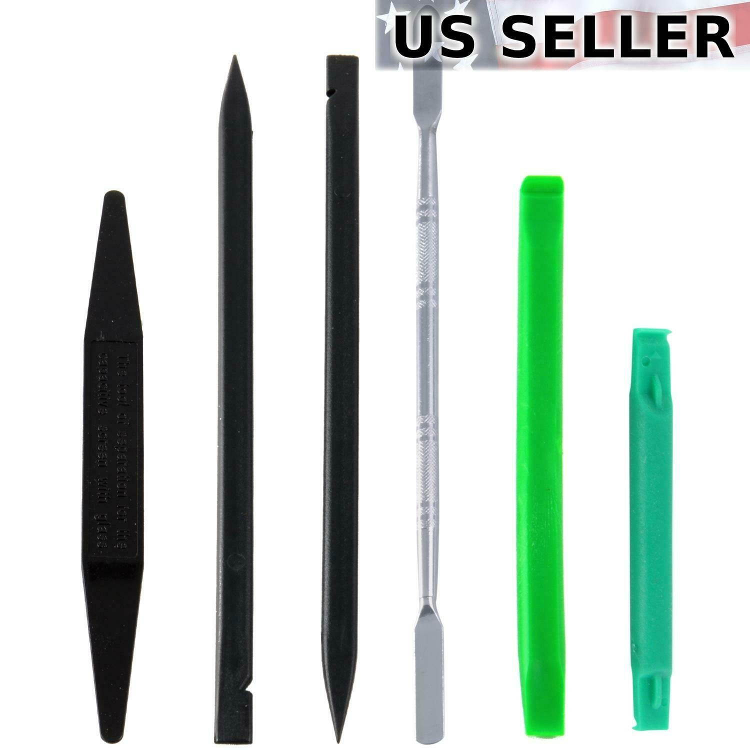Plastic Pry Tools + Metal Spudger Opener for iPad  Galaxy Tab Repair, 5pc Set