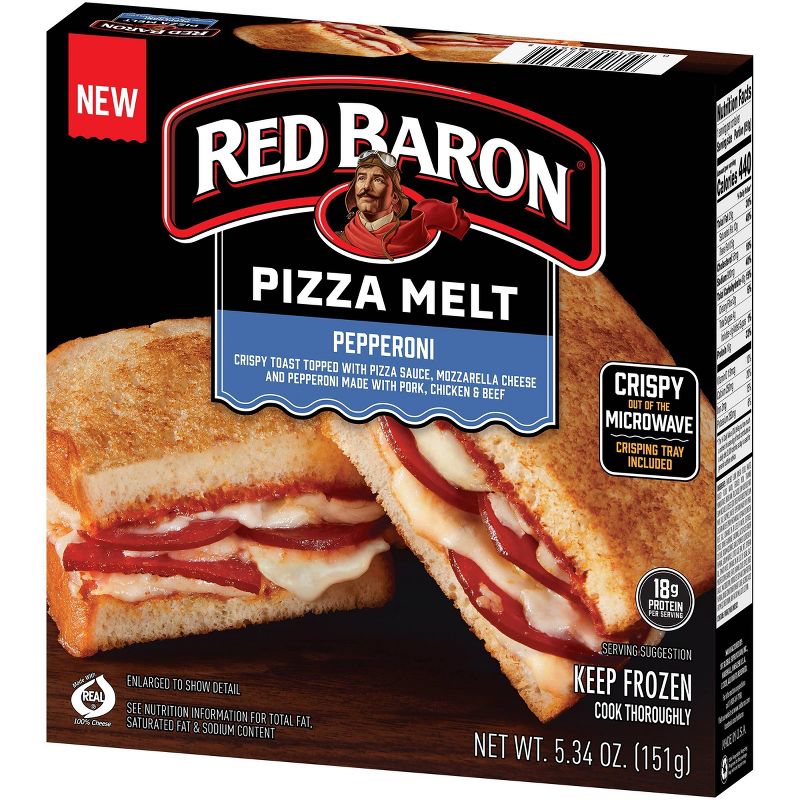 Red Baron Pizza Melts Pepperoni - 5.34oz