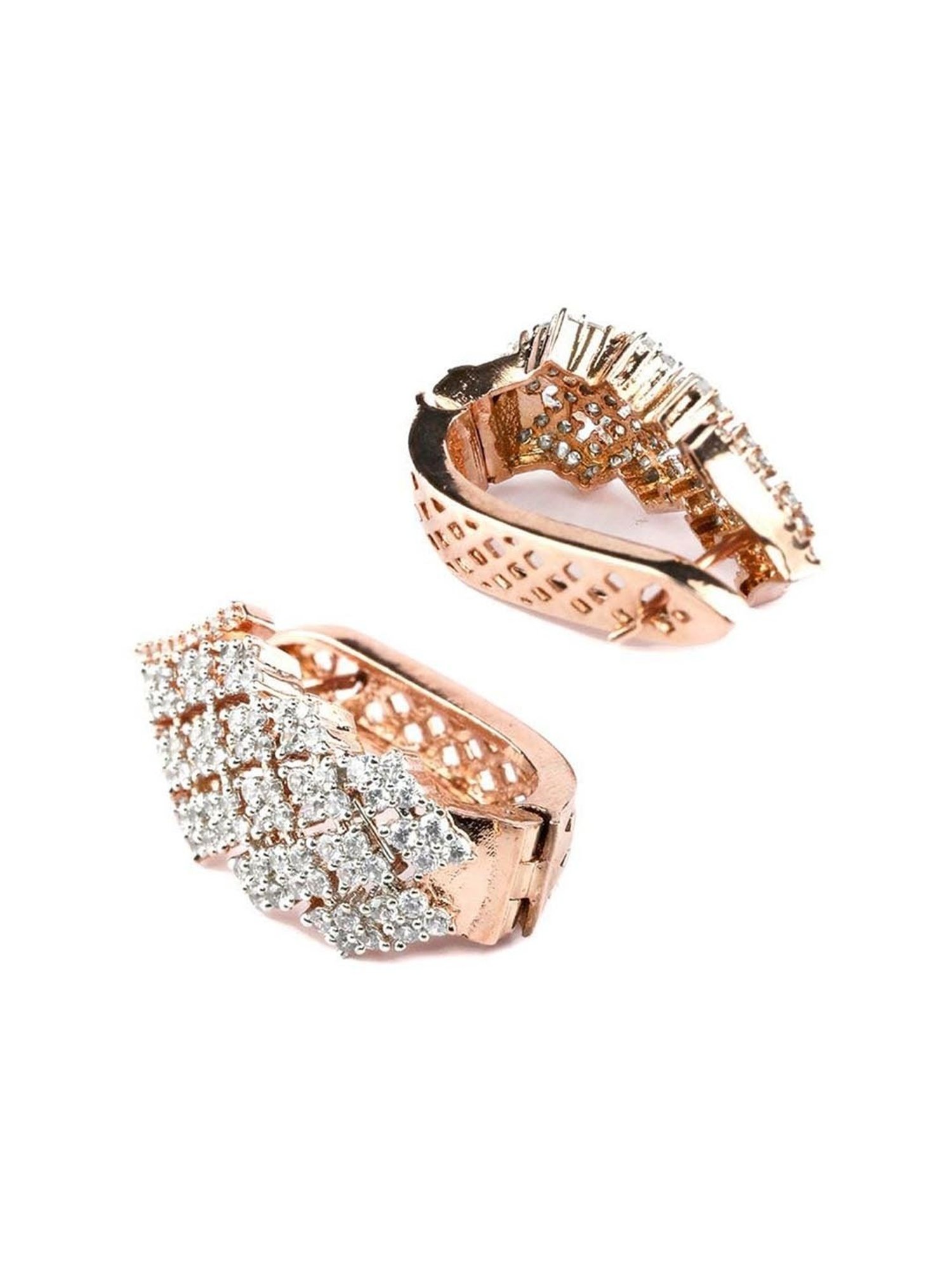 OOMPH Jewellery Yellow Enamel Floral Jhumki