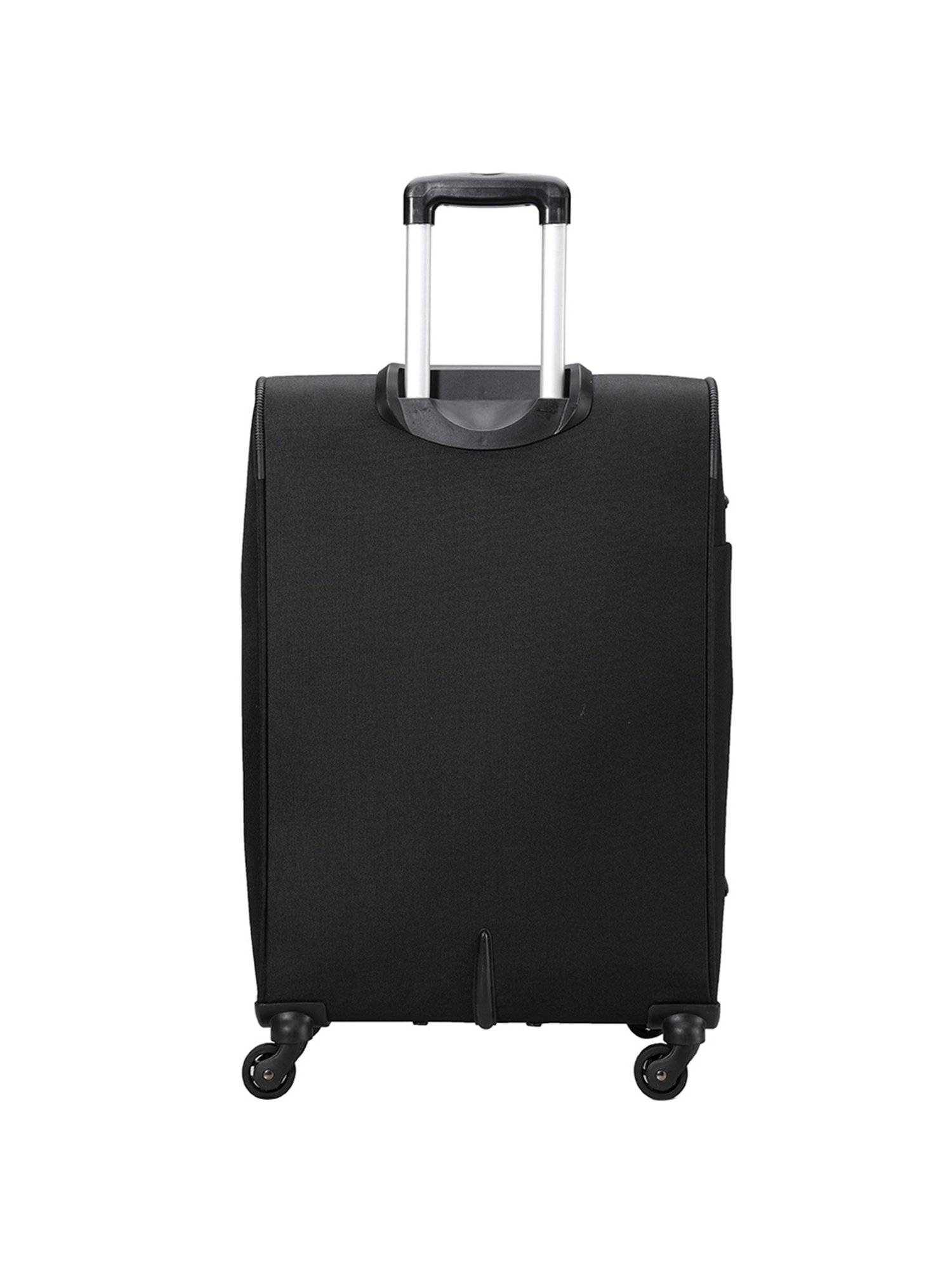 Carriall Black 4 Wheel Medium Soft Cabin Trolley Set of 2 - 68 cm
