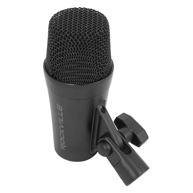 PRO-D7 7 Mic Drum Kit w/Bass+Snare+Condenser Overhead Microphones