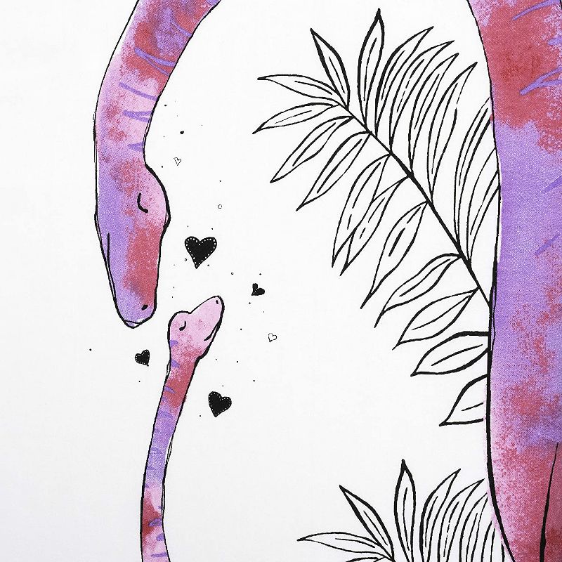 JumpOff Jo Fitted Crib Sheet - Cotton Crib Sheet for Standard Sized Crib Mattresses - Hypoallergenic and Breathable - 28 x 52 Inches - Pink Dinosaur