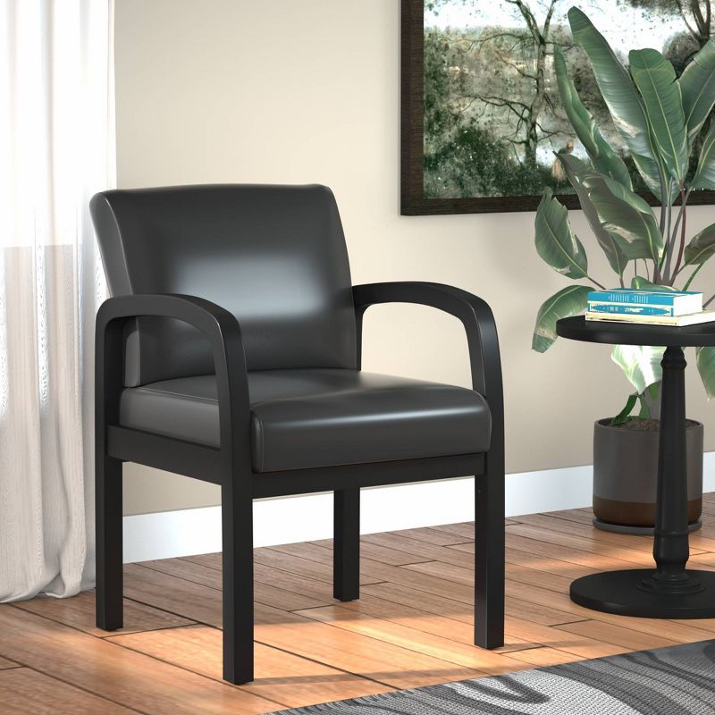 Office Guest Chair Black - Boss Office Products