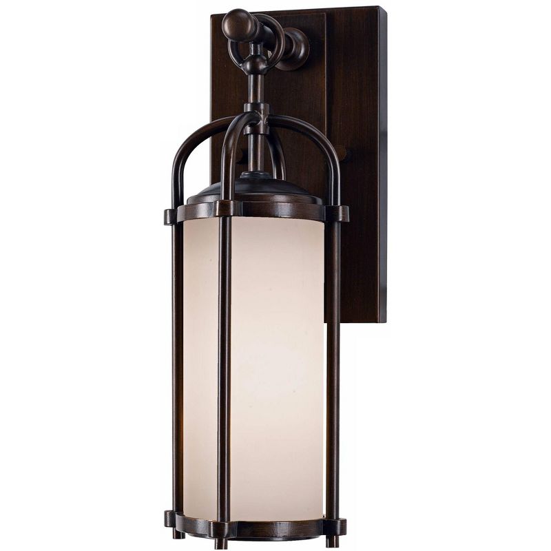 Feiss Dakota Espresso 13 1/4" High Outdoor Wall Light