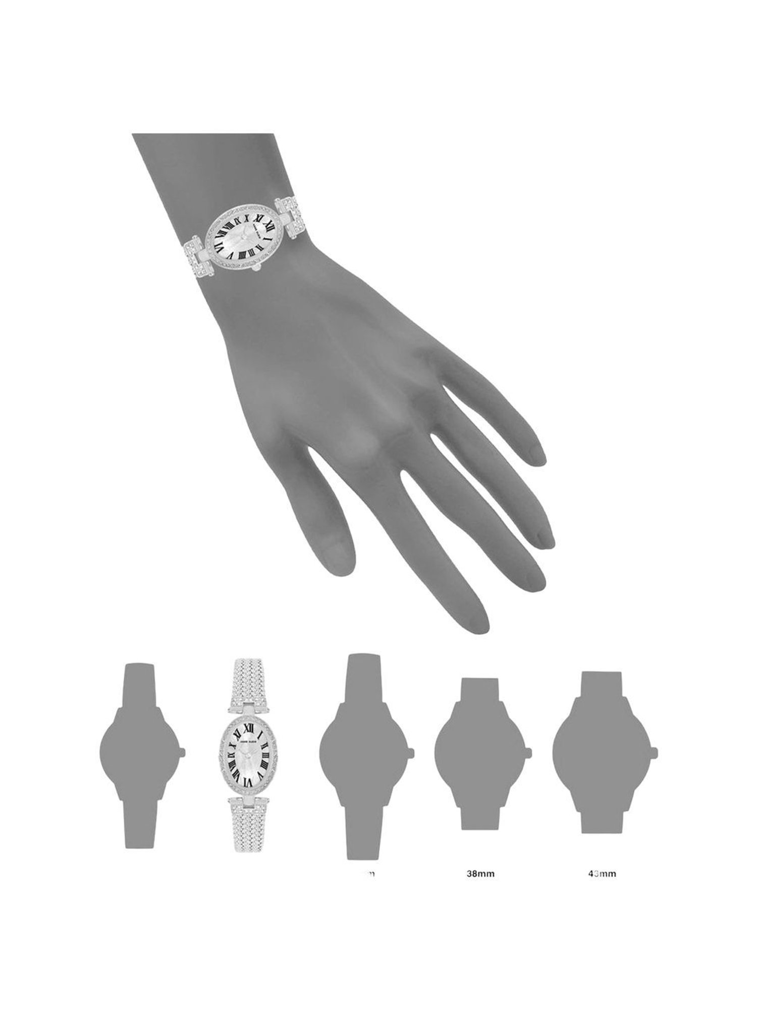 Anne Klein NEAK4023MPSV Analog Watch for Women