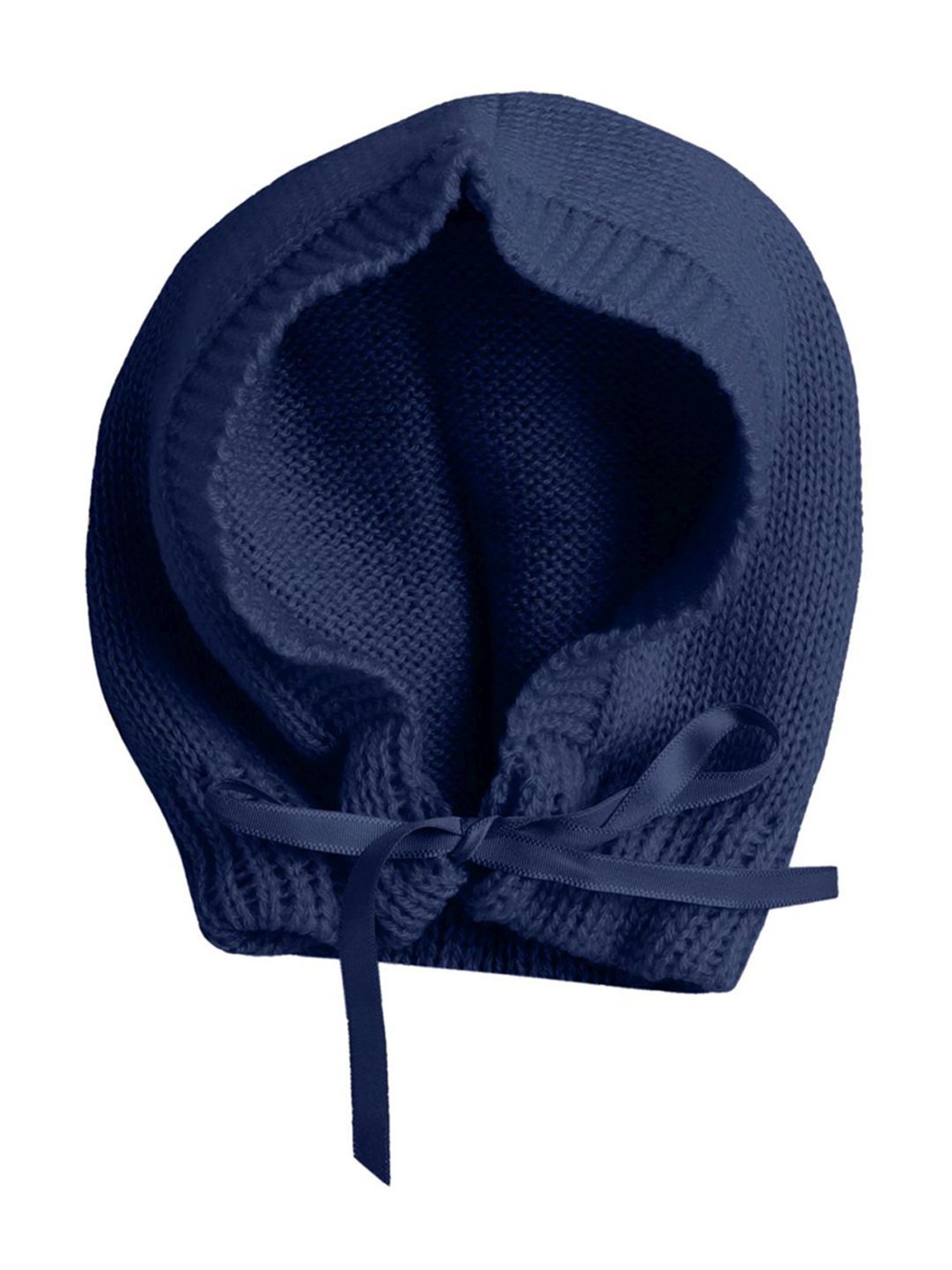 Little Angels Kids Navy Textured Pattern Full Sleeves Sweater Set