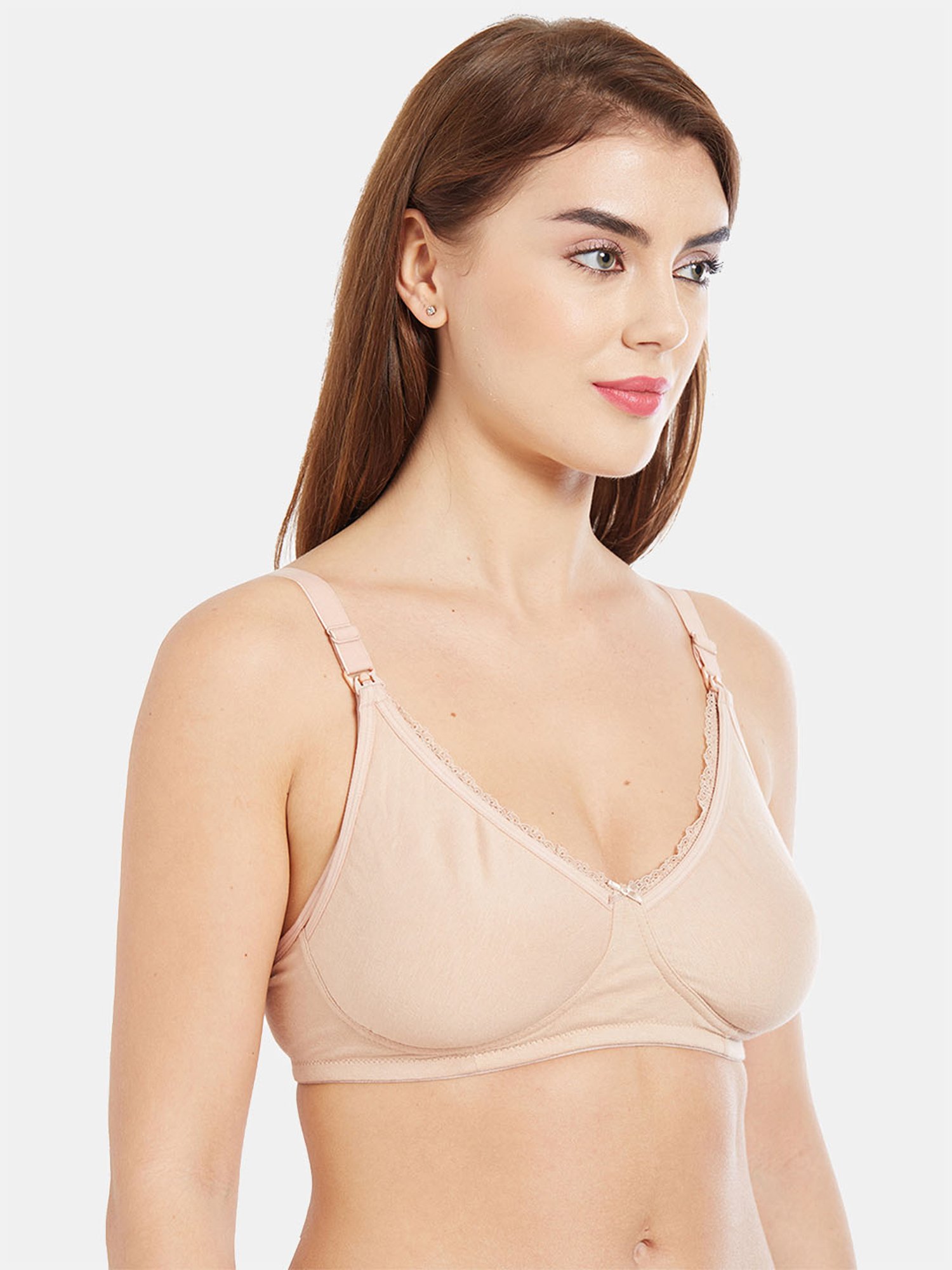 Inner Sense Multicolored Non Wired Non Padded Nursing Bra (Pack Of 2)
