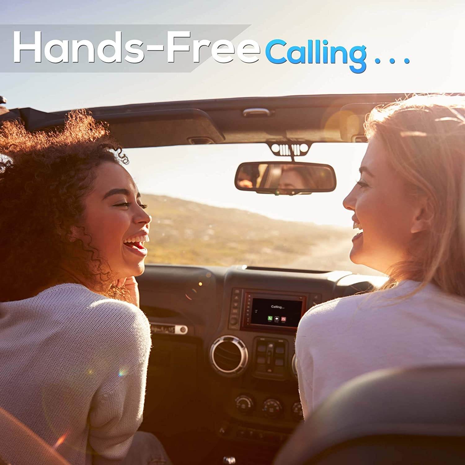 Premium Lanzar Android 6.5" Double Din Bluetooth Widescreen Car Stereo Receiver, Headunit, Touchscreen Tablet Style Display, Wi-Fi Web Browsing, App Download, GPS, HD 1080P Support, SD/USB (SDAND620)