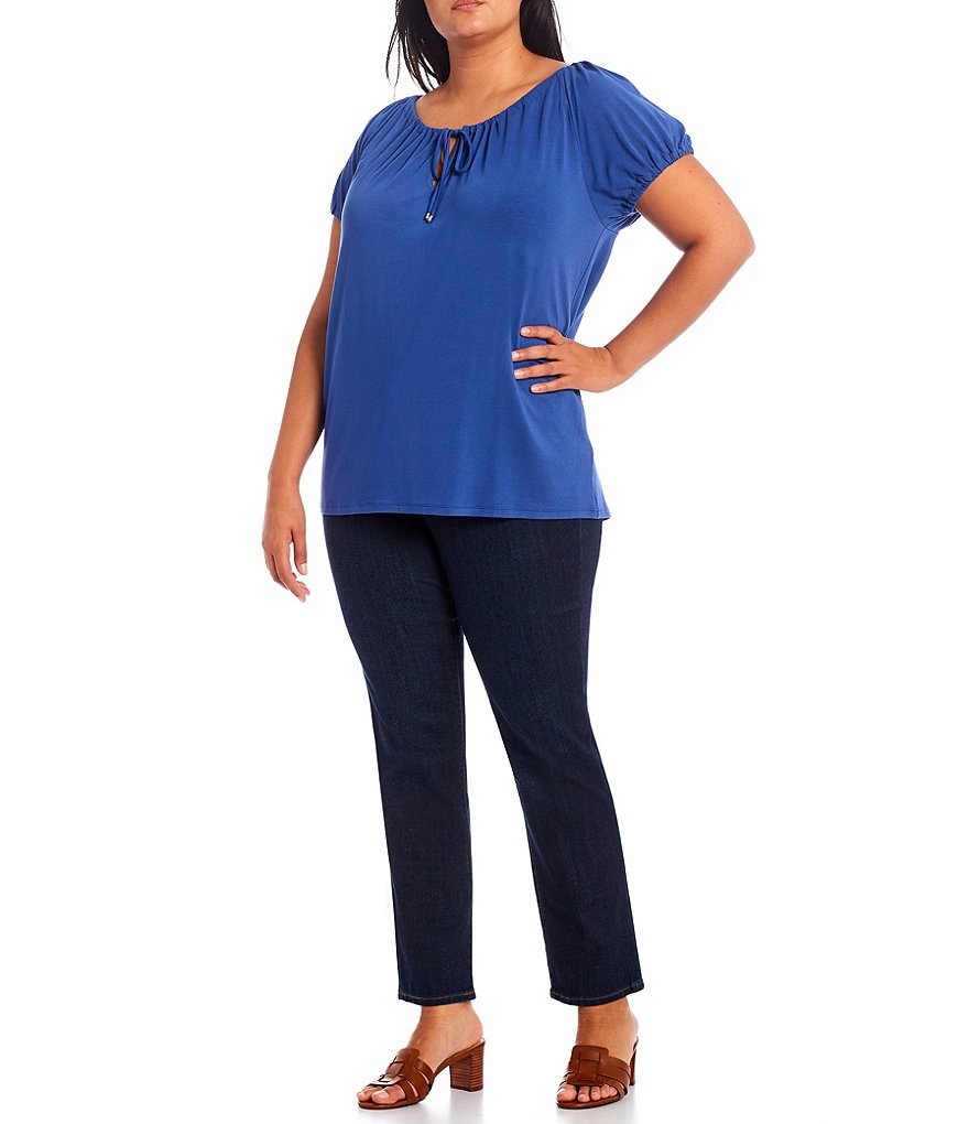 Lauren Ralph Lauren Plus Size Modern Straight Leg Curvy Jeans