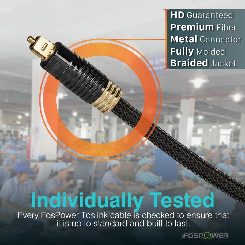 Audio Cable 10ft Toslink Cable with 90 Degree Adapter Nylon Braided 24K GoldPlated Flexible and Durable Fiber Optic Cord for Home TheaterSound barTVPS4Xbox Blue 3m90&deg; Connector