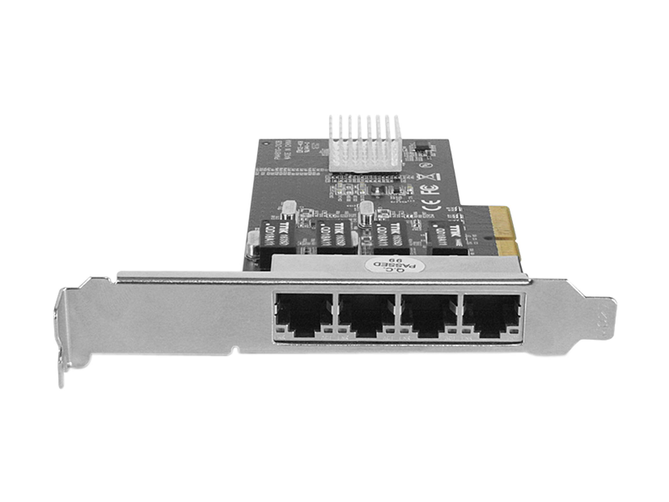VANTEC UGT-PC100GNA 4-Port PCIe Gigabit Ethernet Network Adapter Card