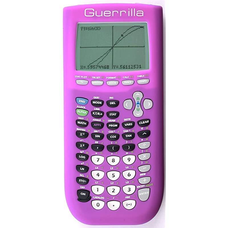 Silicone Case for Texas Instruments TI84 Plus Graphing Calculator Purple