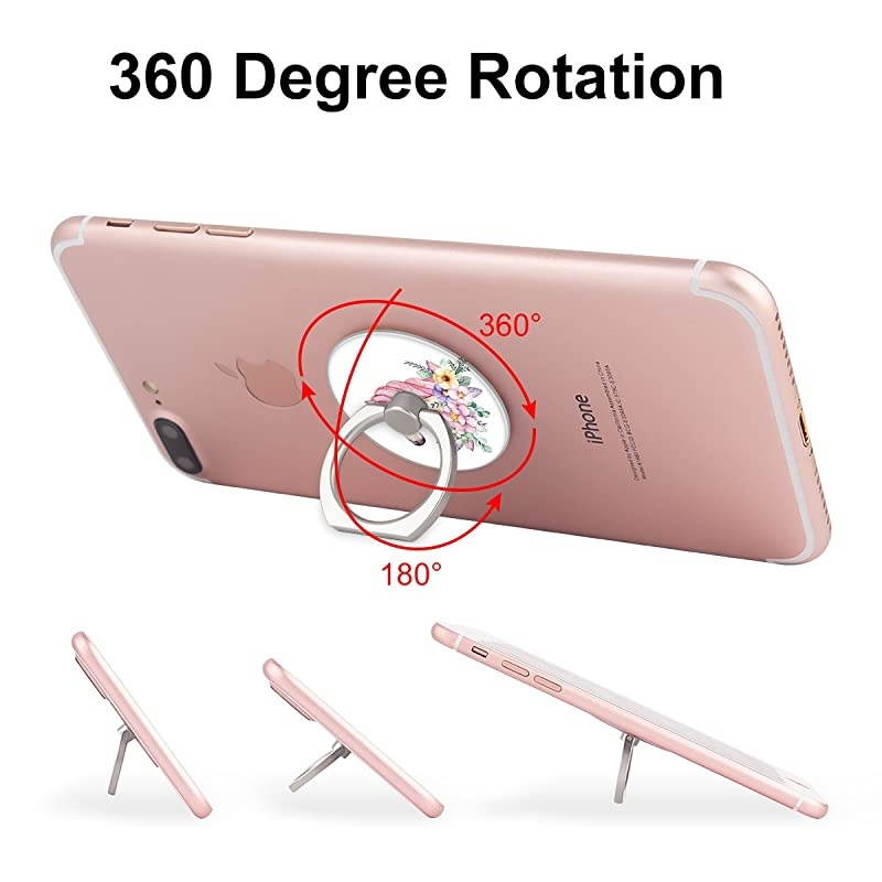 Pack-Ring Phone Holder Bracket Stand Kickstand for Smartphones,Tablets,Pads-Unicorn