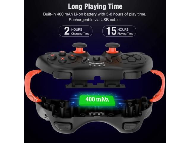 Switch Controller, Controller for Nintendo Switch with Motion & Dual Vibration, Wireless Controller for Switch with Bluetooth