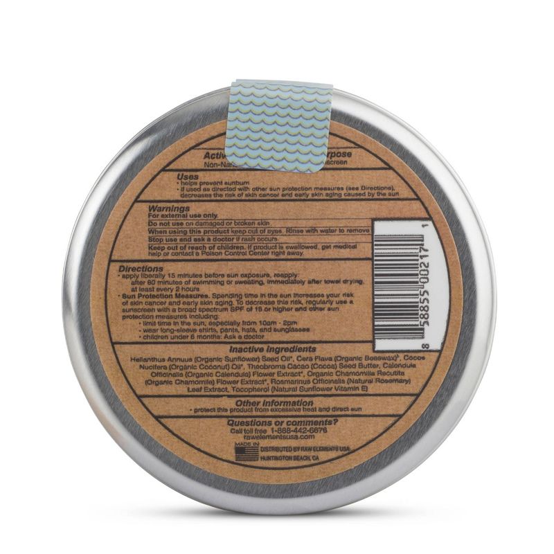Raw Elements Baby + Kids Sunscreen Tin - SPF 30+ - 3oz
