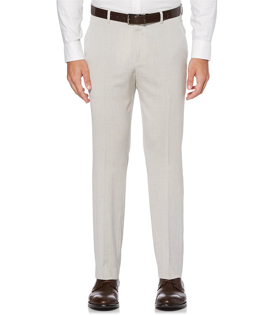 Perry Ellis Slim-Fit End-On-End Stretch Suit Separates Dress Pants