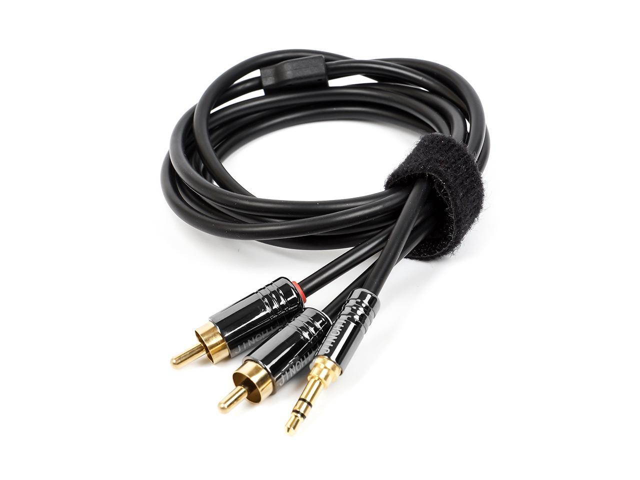 RCA Cable 2rca to 3.5 Audio Cable Rca 3.5mm Jack for Phone Edifer Home Theater DVD 2RCA Aux Cable Male to Male