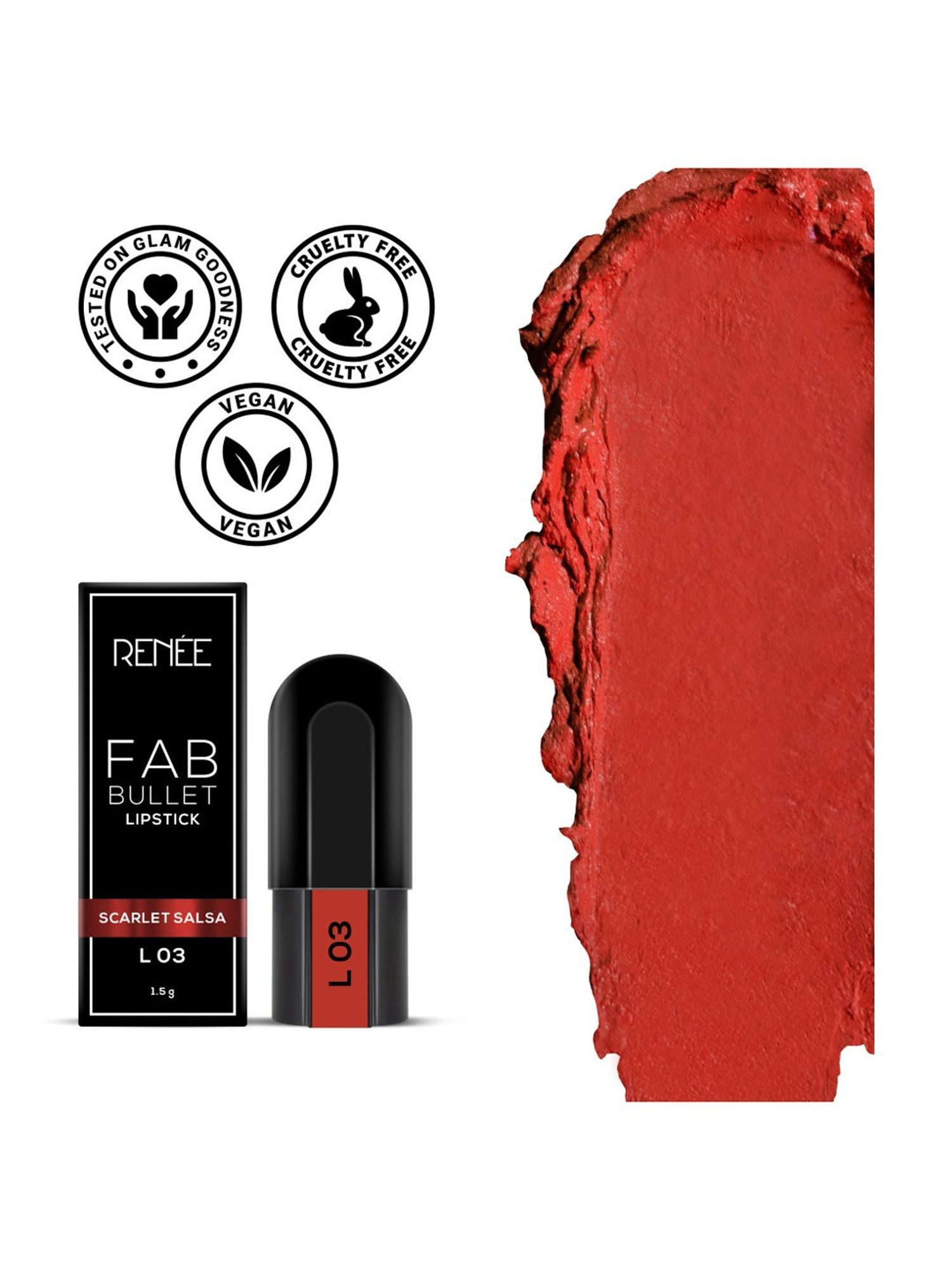 Renee Fab Bullet L 03 Scarlet Salsa - 1.5 gm