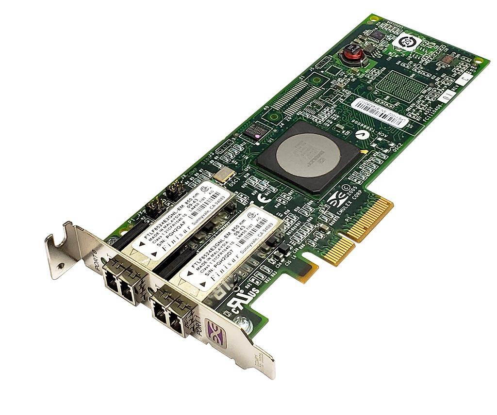 EMULEX Fc1120005-01C 4Gb Dual Channel Pciexpress Fibre Channel Host Bus Adapter With Standard Bracket Card Only