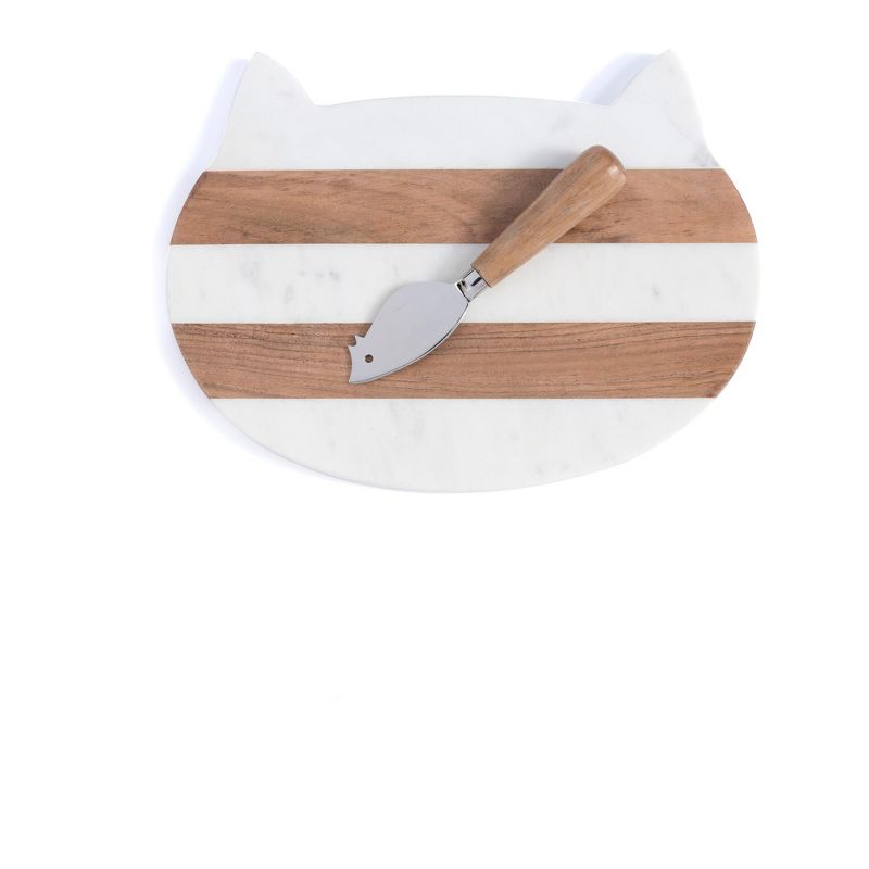 Picnic at Ascot Bamboo Butcher Block  13" x 13"