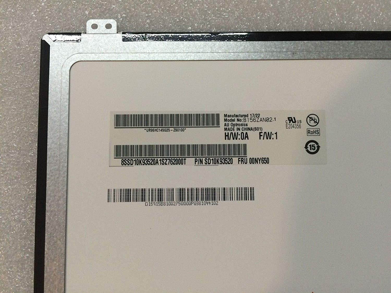 15.6" 1920x1080 3D 120HZ EDP30IN LED LCD Screen B156HTN05.1 for Alienware 15 R3