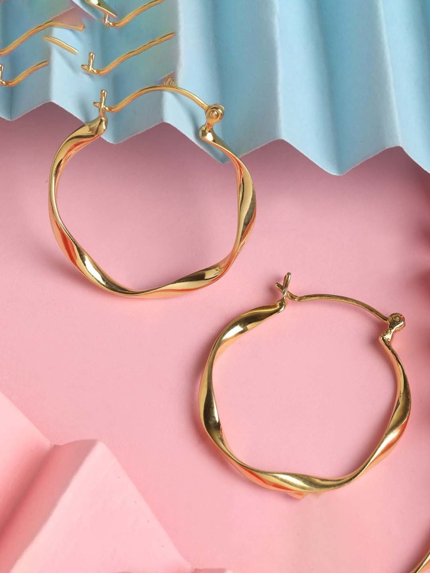 Clara 92.5 Sterling Silver Twisted Earrings for Women