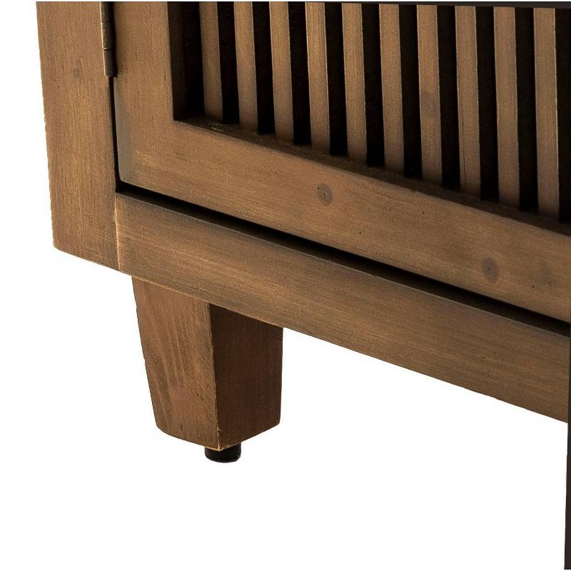 Elmhurst 2 Door Cabinet Black and Weathered - Finch