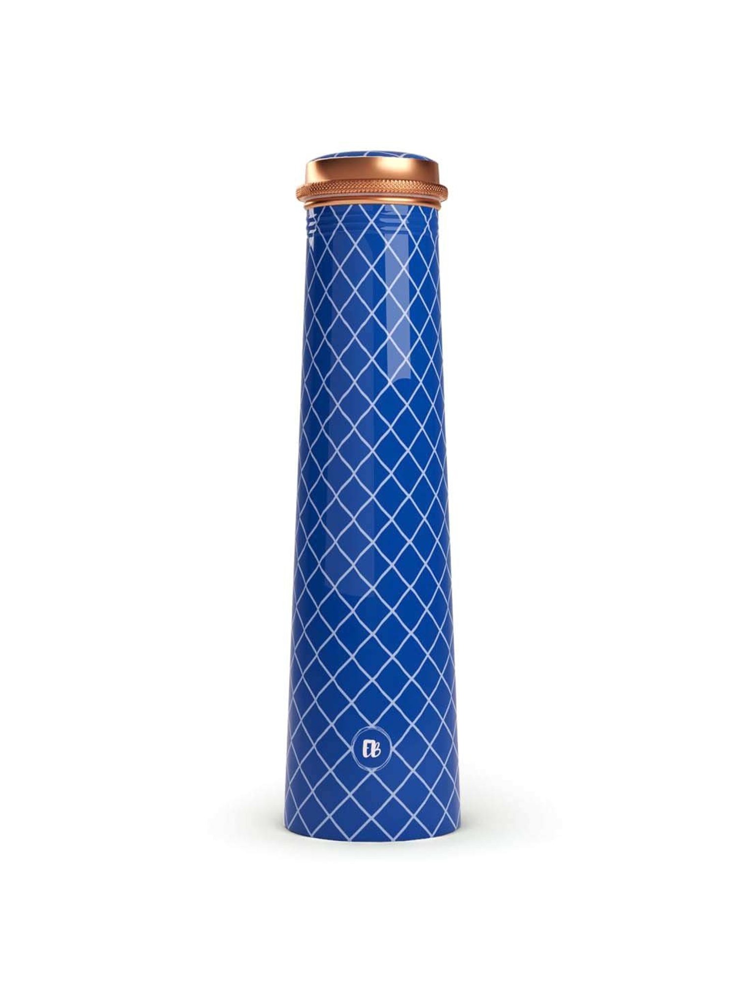 Everything Beautiful Blue Copper Water Bottle - Slim (0.75 L)