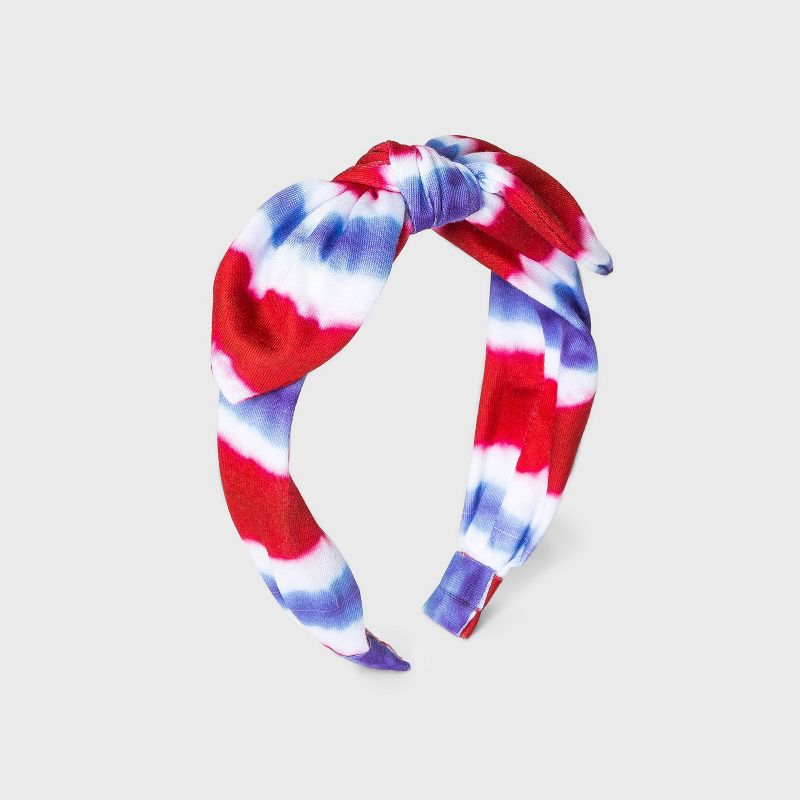 Girls' Dip-Dye Americana Headband - Cat & Jack™ Red/Blue