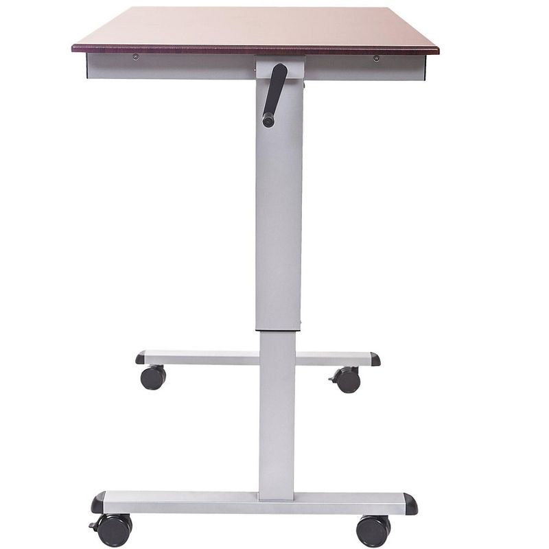 Luxor 48W Adjustable Desk, Laminate Wood STANDUP-CF48-DW