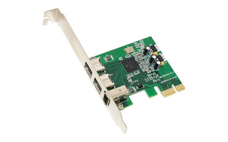 SYBA Multimedia Combo 2x 1394b + 1x 1394a Firewire Ports PCI-Express Controller Card, TI Chipset - PCI Express x1 - Plug-in Card - 3 Firewire Port(s)