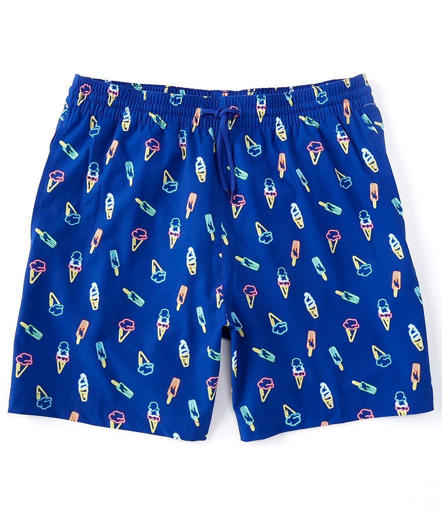 Tommy Bahama Baja Tails from the Sea 9#double; Inseam Board Trunks