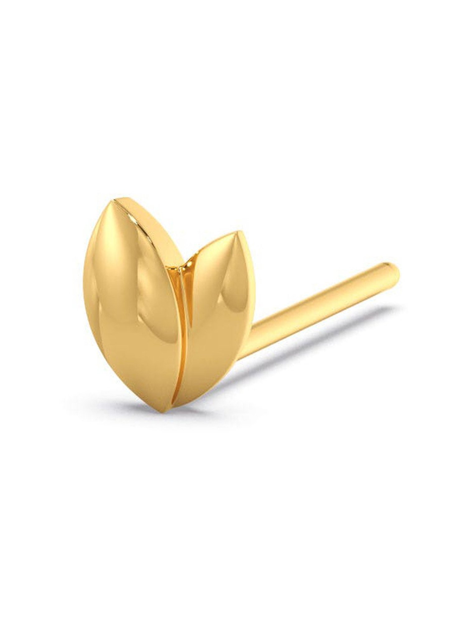 Candere by Kalyan Jewellers 18K Heart Shape Stud Earrings